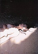 Chika Inada lies prone on beach