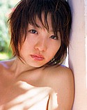 Close up of wistful topless Saori Kamiya